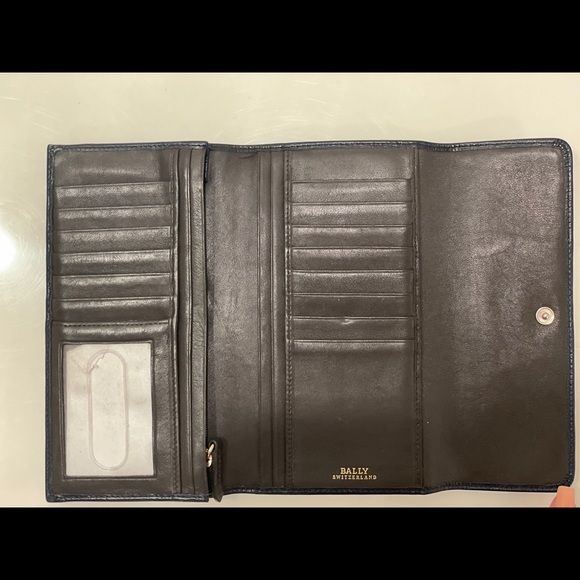 Bally Unisex Memna-LG. LUN. Wallet Blue - Picture 3 of 9